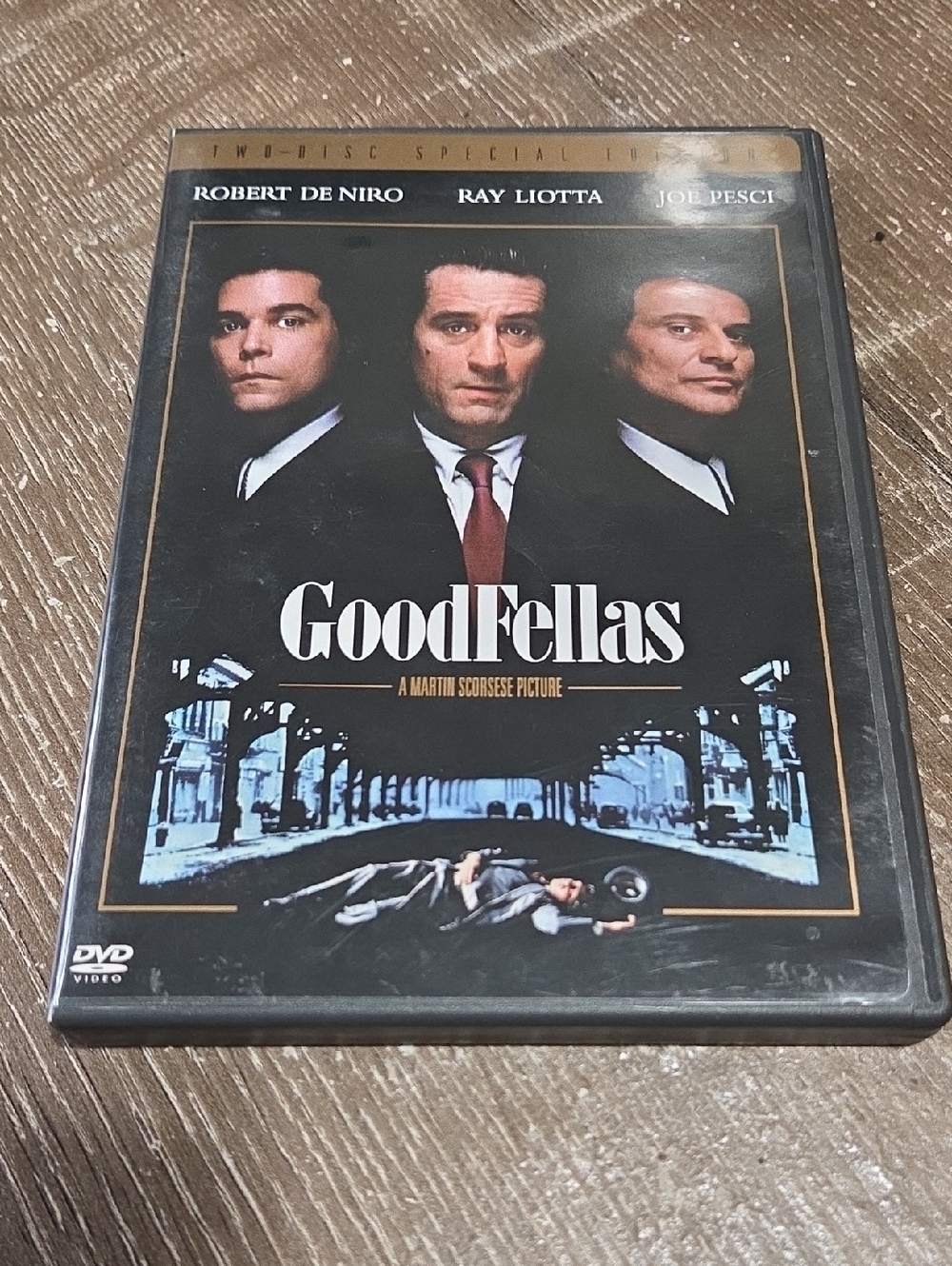 GoodFellas DVD Movie - Black Cover with Blue Accents